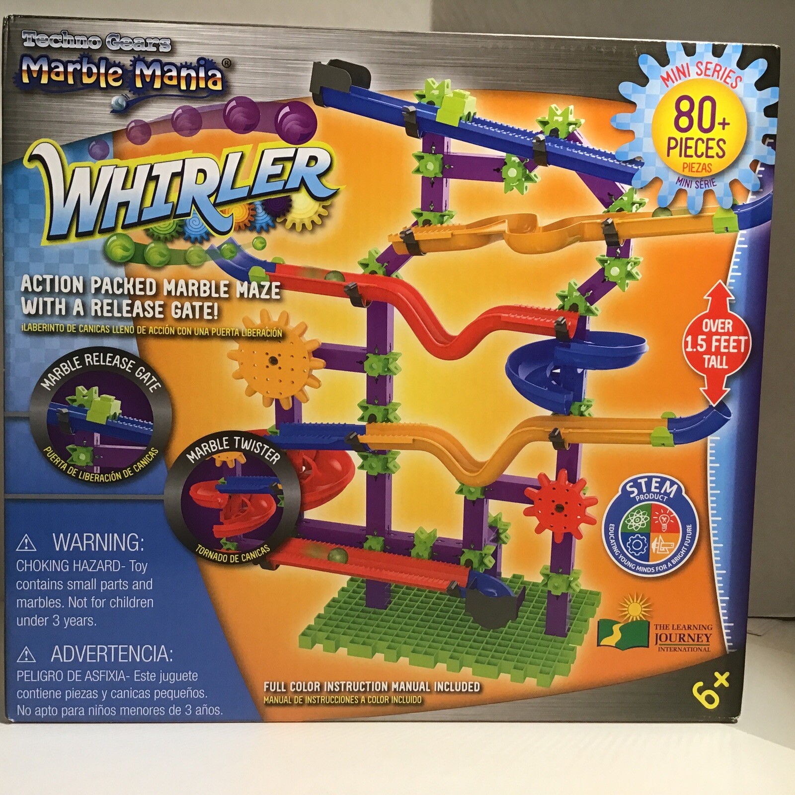 Learning Journey Techno Gears Marble Mania “Whirler” Marble Maze; New