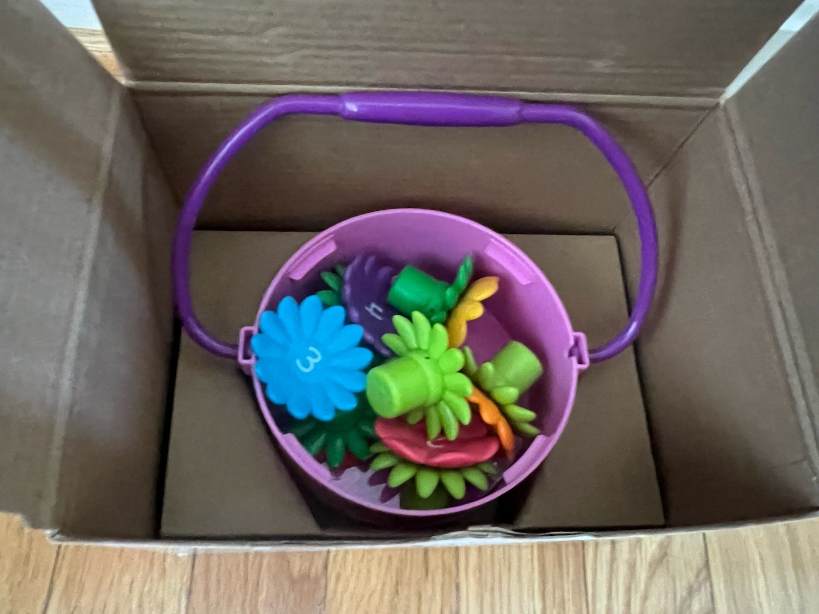 Poppy the Count & Stack Flower Pot Toy