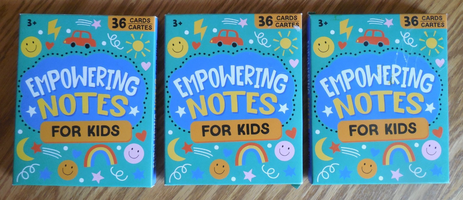 NEW Lot of 3 “Empowering Notes For Kids” Positive Thoughts & Affirmations 36 ea