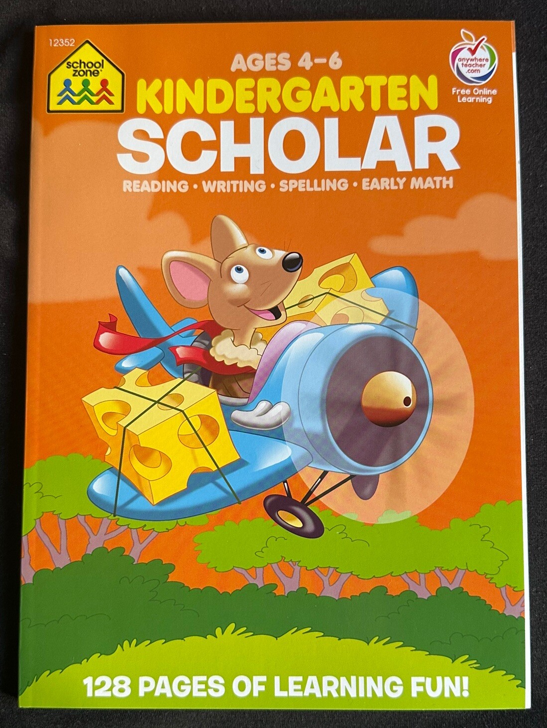 School Zone Ages 4-6 Kindergarten Scholar 128 Pages Of Learning Fun Brand New