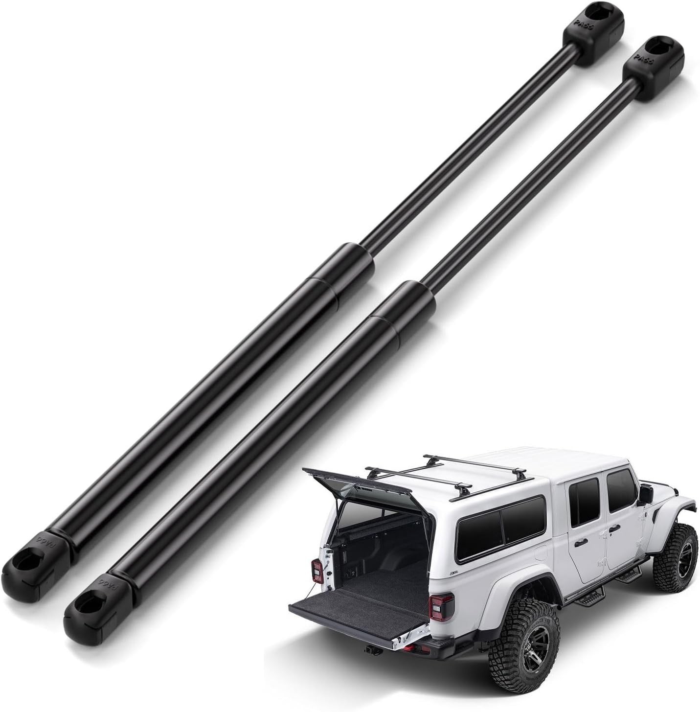Rear Window Struts for Jeep Wrangler 2011-2017 2018 Back Glass Shocks Lift Su…