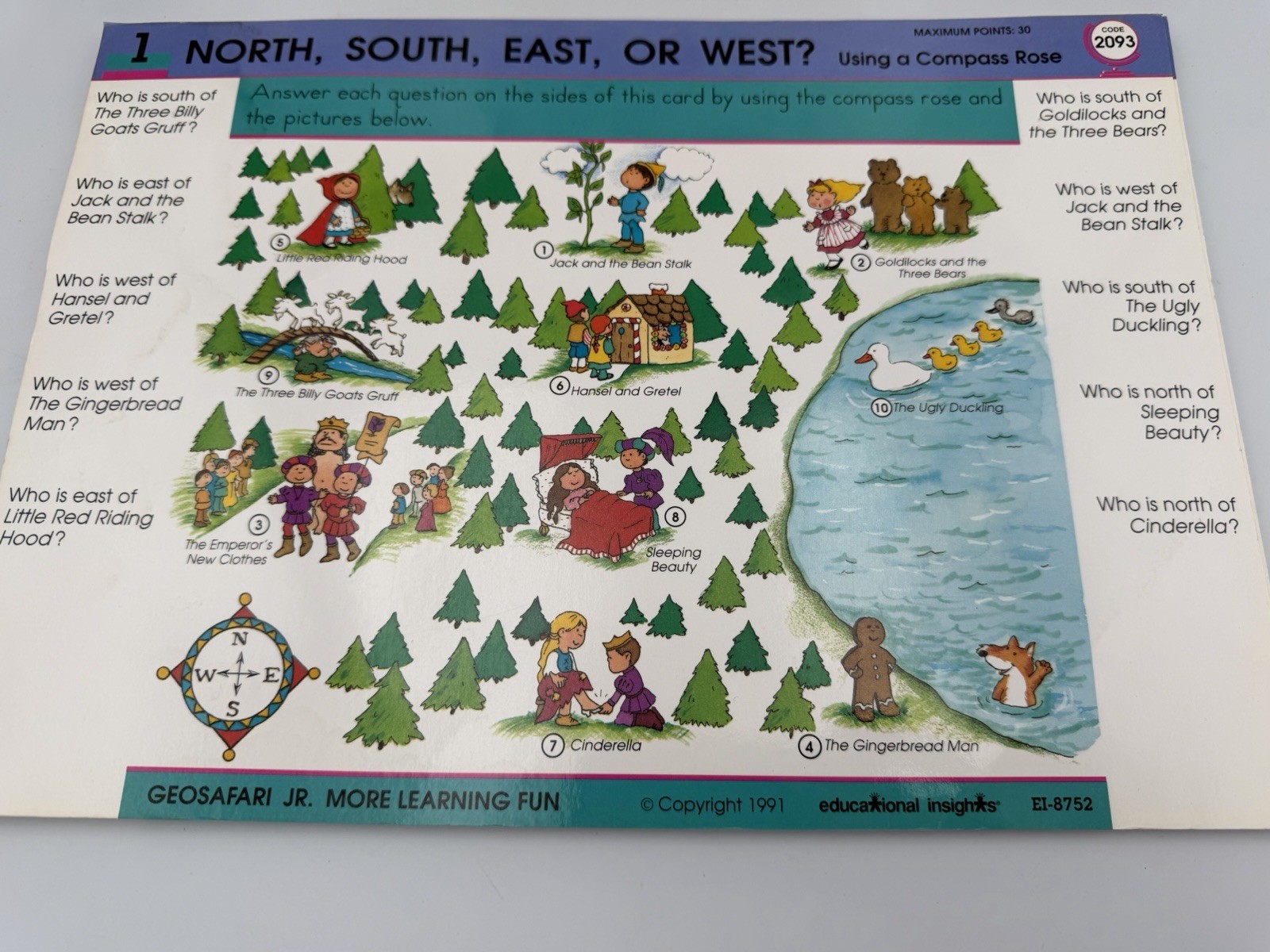 GeoSafari Jr Card Sets EI-8759 EI-8752 Basic Set More Learning Fun Complete
