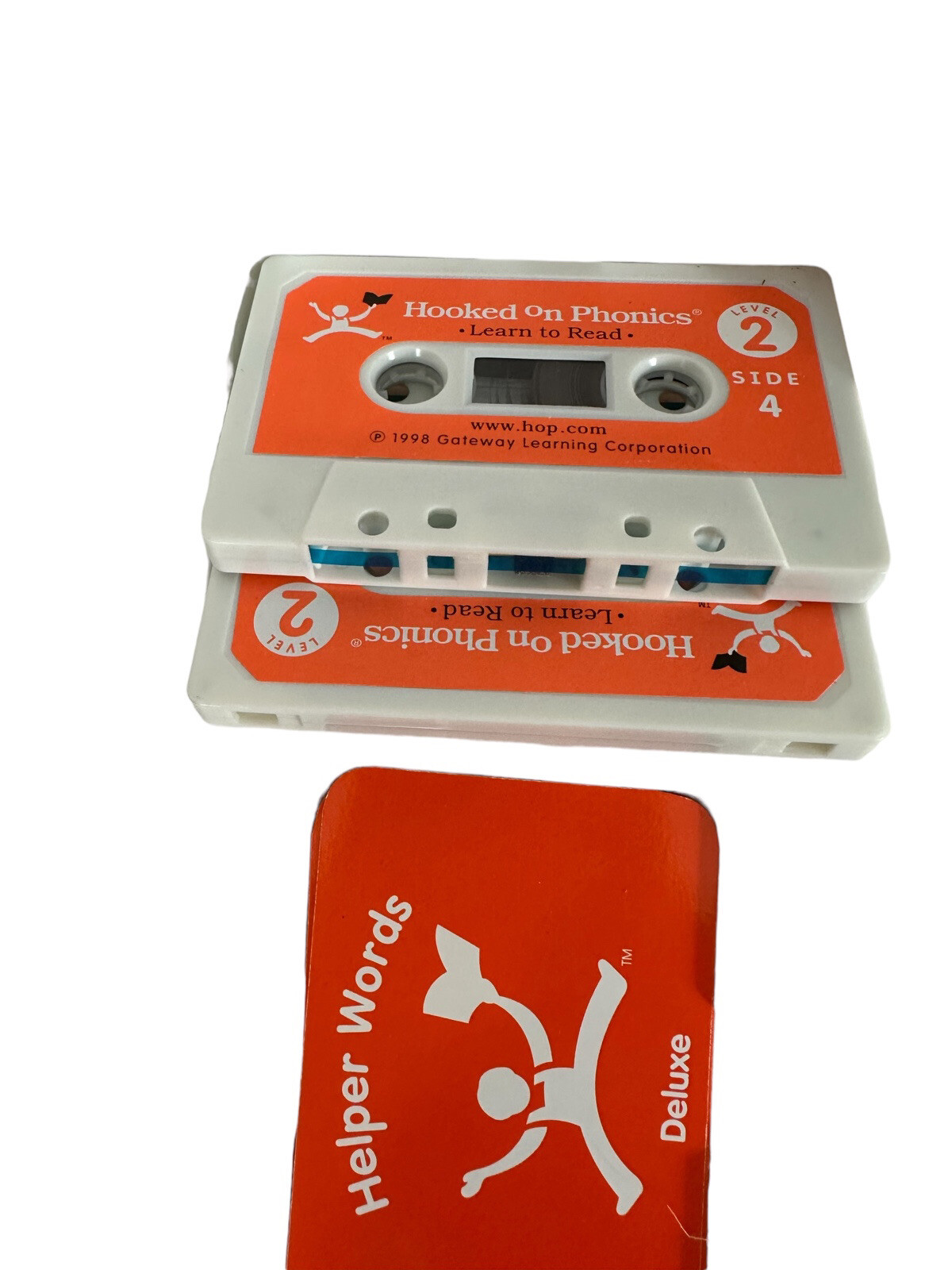 Vintage Hooked on Phonics Level 2 Cassette & Books Set Slam & Dunk Homeschool