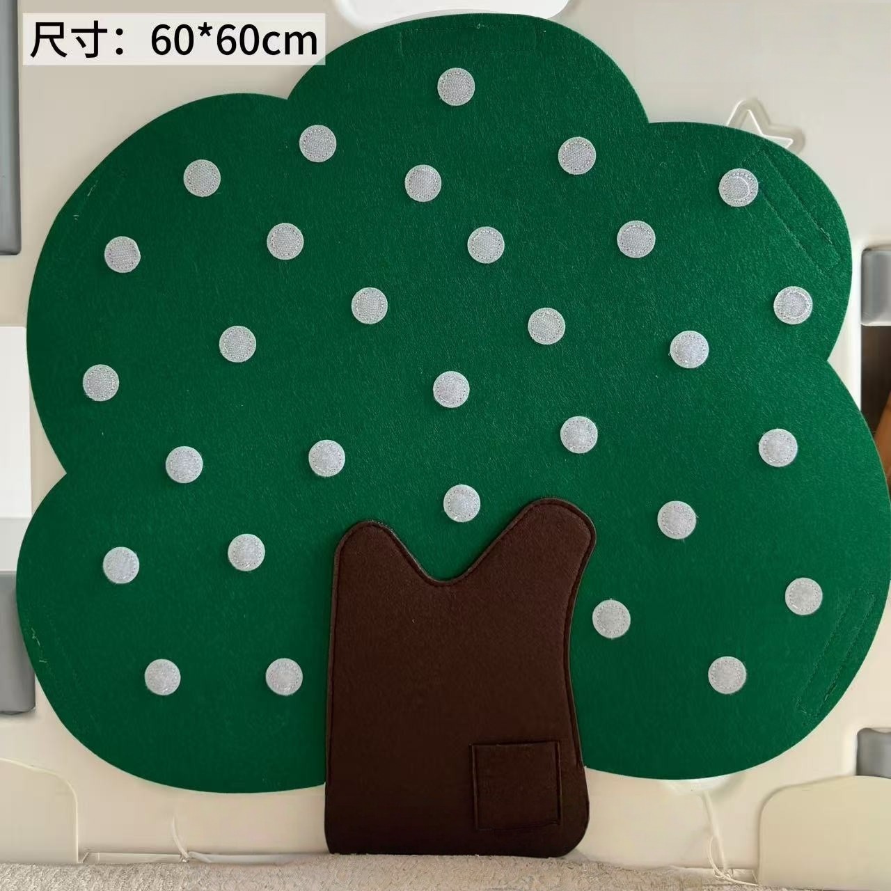 1 Set Baby Felt Board Play Food Toys Wall Sticker Fruits Pretend Play Games