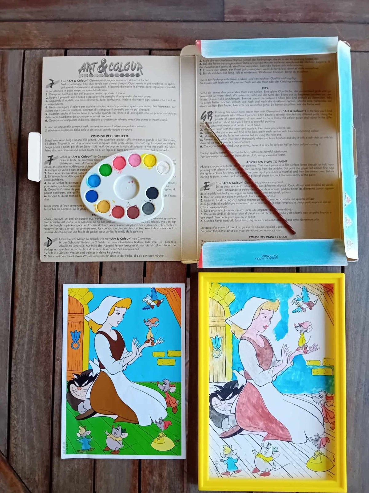 Art & Colour – Clementoni – Disney – 90s – Used.