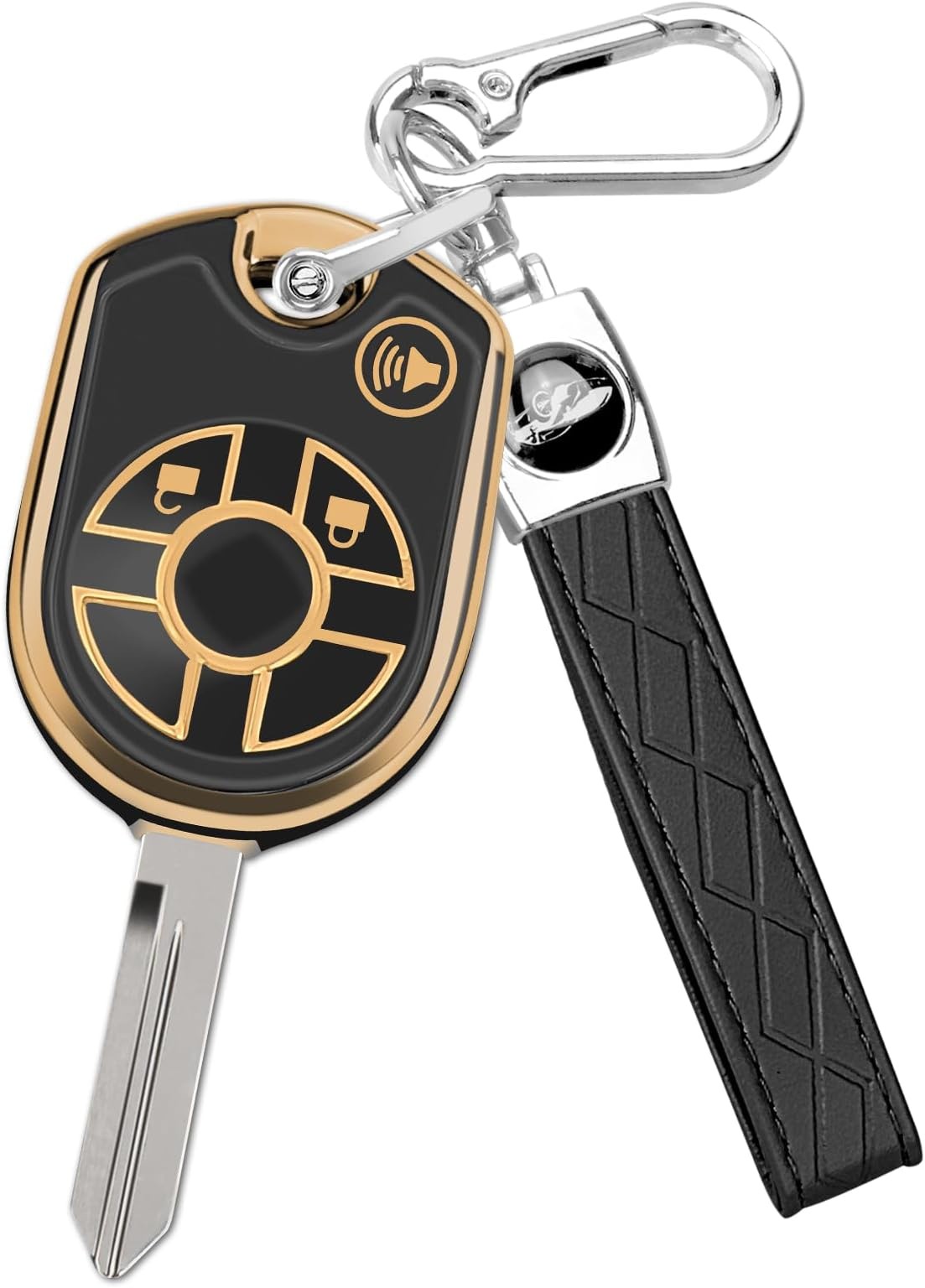 MILD EAST for Ford Key Fob Cover with Key Chain, Soft TPU Car Key Protector C…