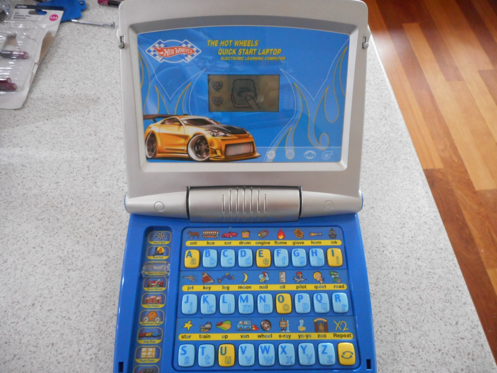 HOT WHEELS QUICK START LEARNING LAPTOP COMPUTER LEARNING GAME