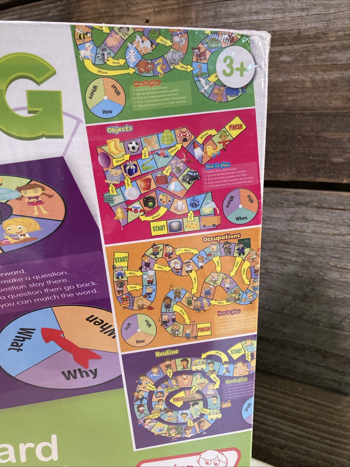 Junior Learning Speaking 4 Board Games Sealed