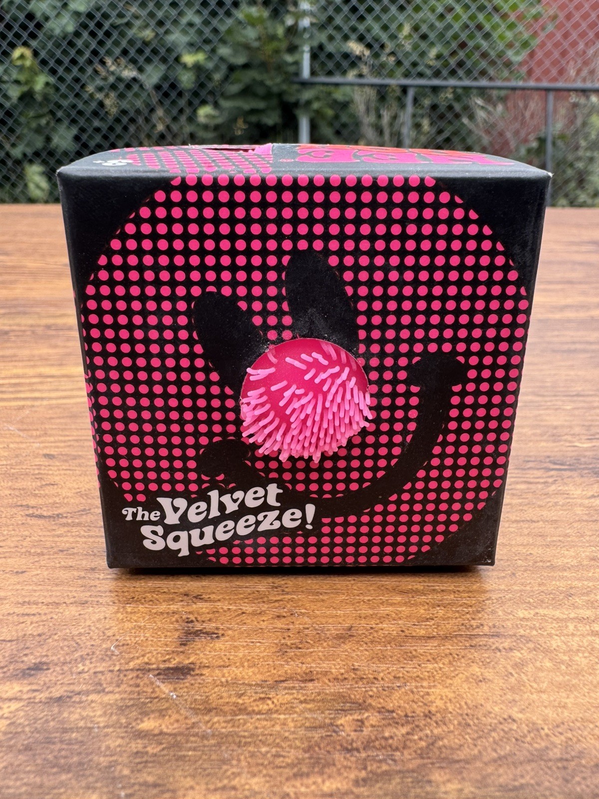 Schylling NeeDoh Fuzz Ball Flower Power Velvet Squeeze AUTHENTIC Pink Edition