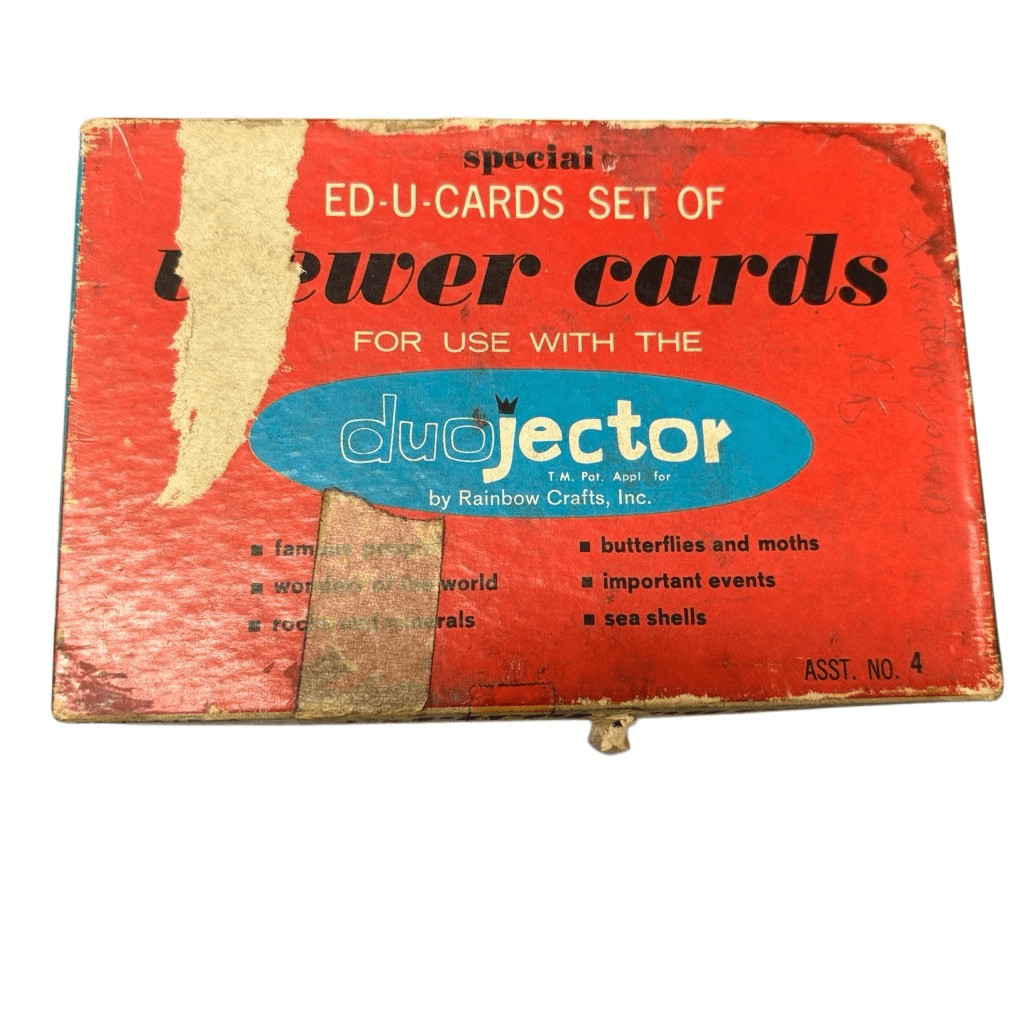 2 Duojector Ed-U-Cards Sets Of Viewer Cards *Read*