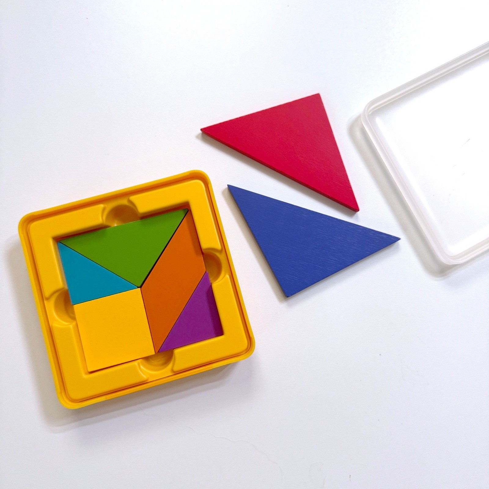 Osmo Tangram and Words Game Pieces Set Blue Orange Cases Educational STEM Toy