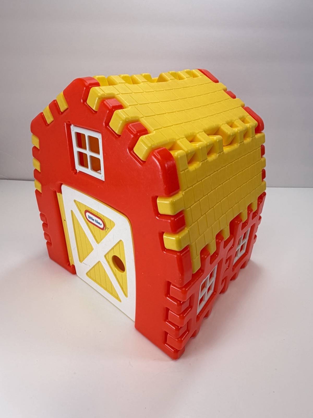 Vintage 1980s Little Tikes Wee Waffles Barn Farm Playhouse Folding Building