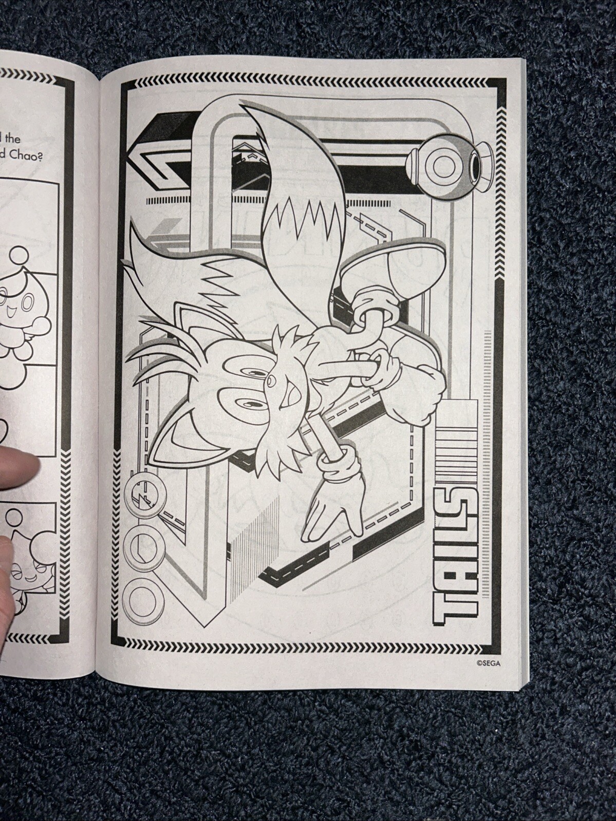Sonic The Hedgehog Jumbo Coloring & Activity Book New Bendon Made In USA