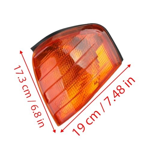 Front Left Corner Light Compatible with Mercedes Amber Lens Left Driver Side