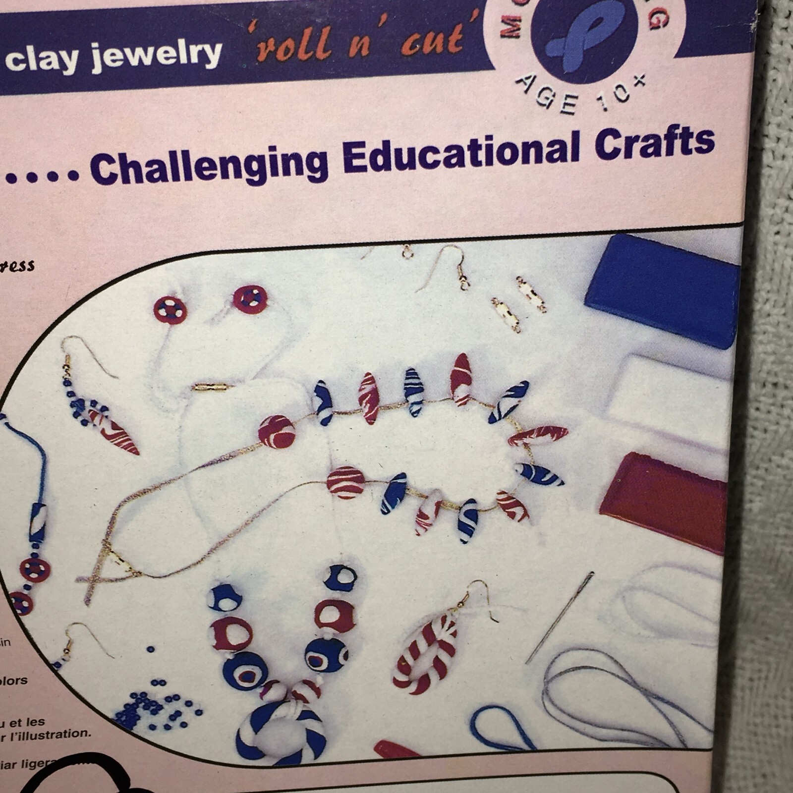 Smart Set Challenging Educational Crafts Plastic Clay Jewelry Brand New Box