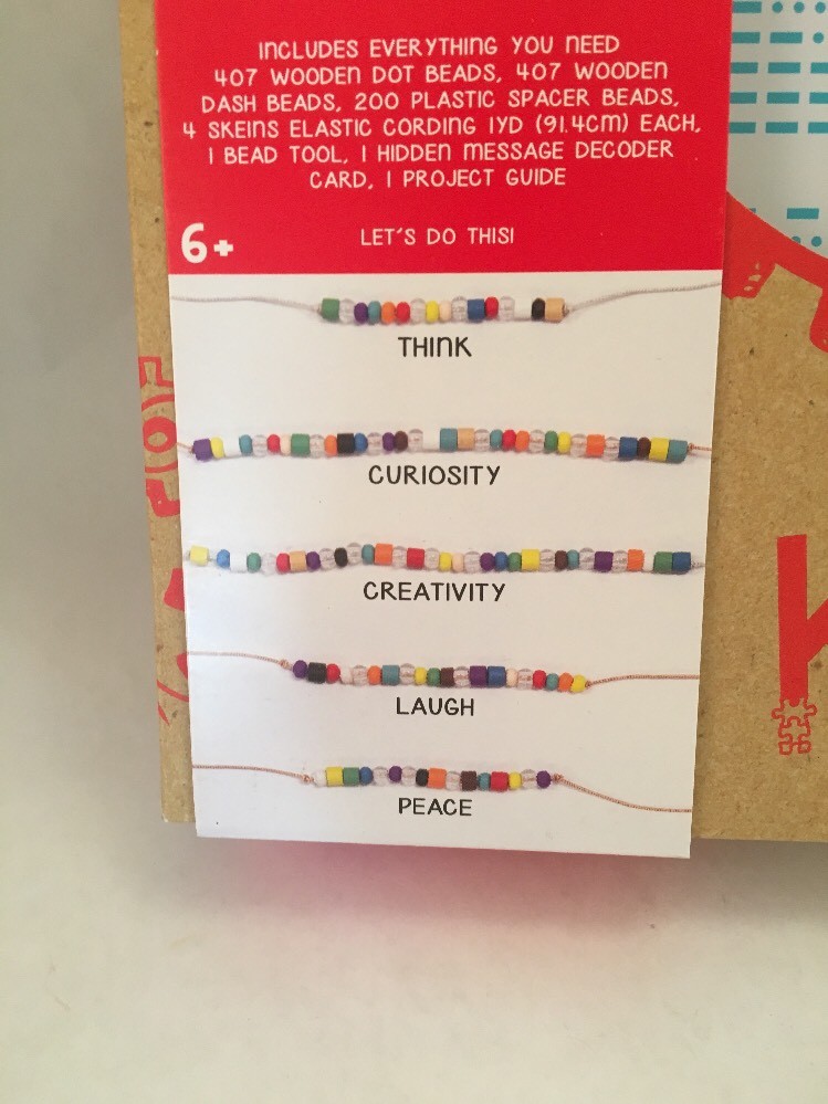 Bracelet Craft Set Creative Minds Hidden Message Code Educational Toys Kinetix