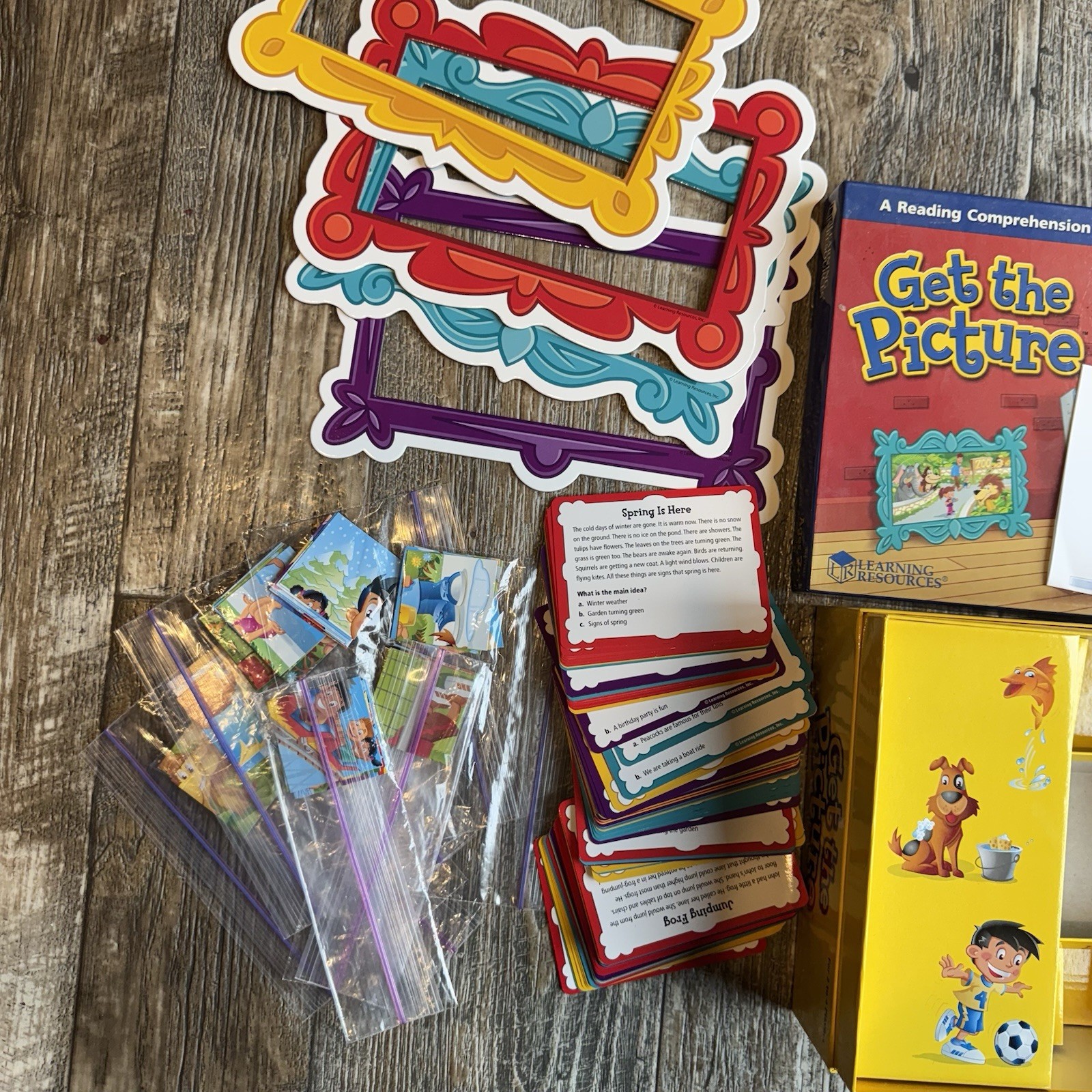 Learning Resources – Get The Picture – A Reading Comprehension Main Idea Game