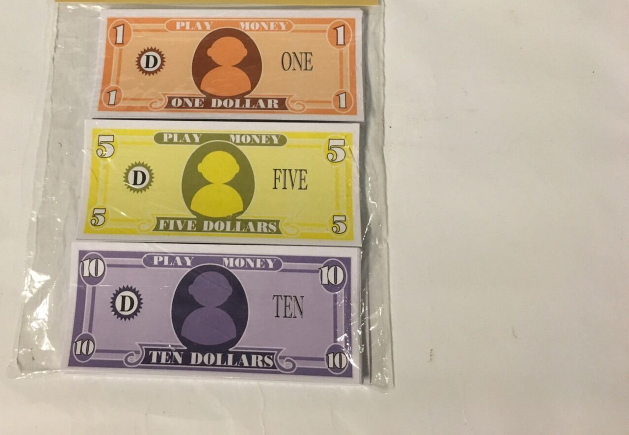 Bundle of 600 – Bills – Play Pretend  Money  – Colored set