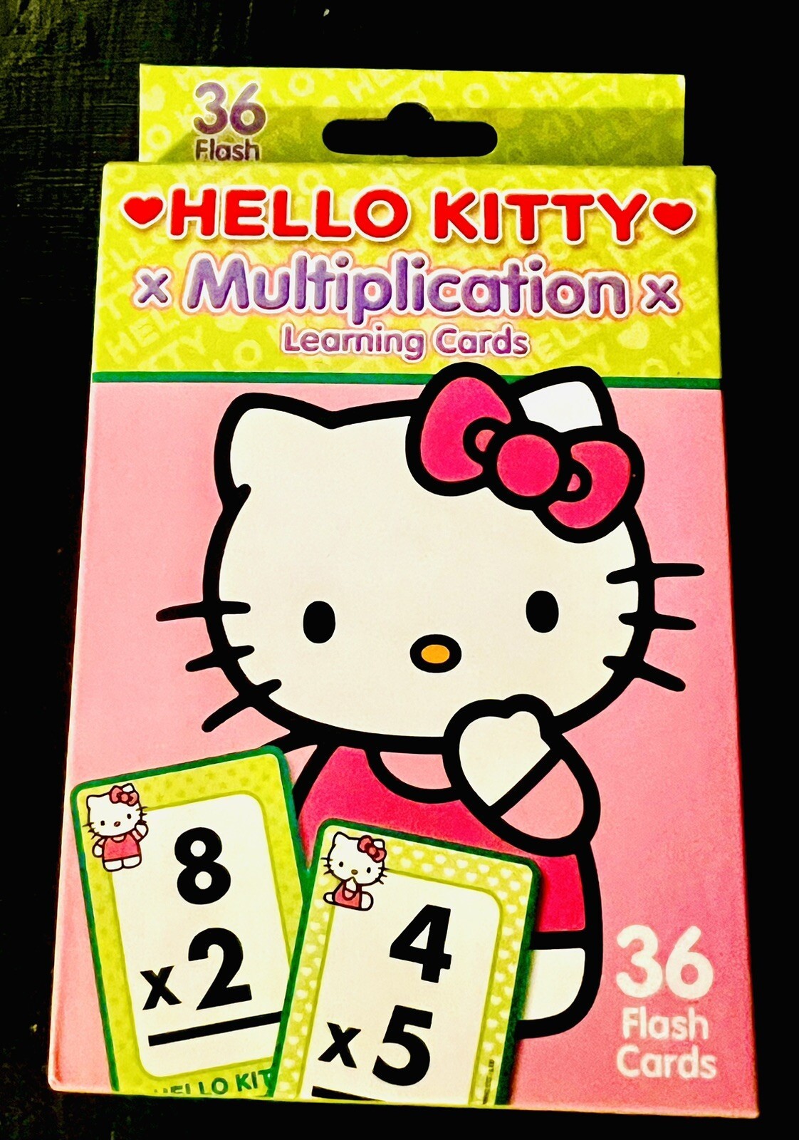 2012 Hello Kitty Sanrio 36 Math Multiplication Cards: Brand New Never Opened DT