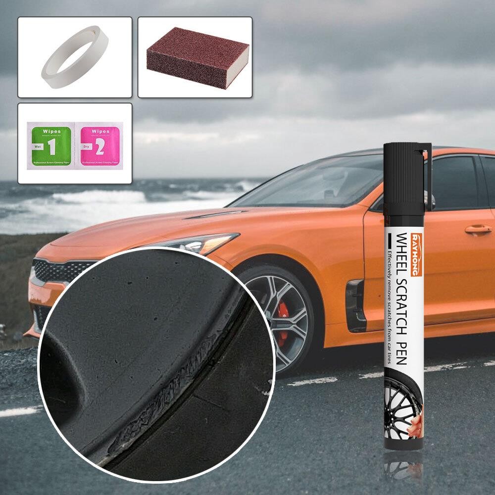 Car Wheel Rim Scratch Repair Pen Touch Up Paint Tool Waterproof Auto Accessories