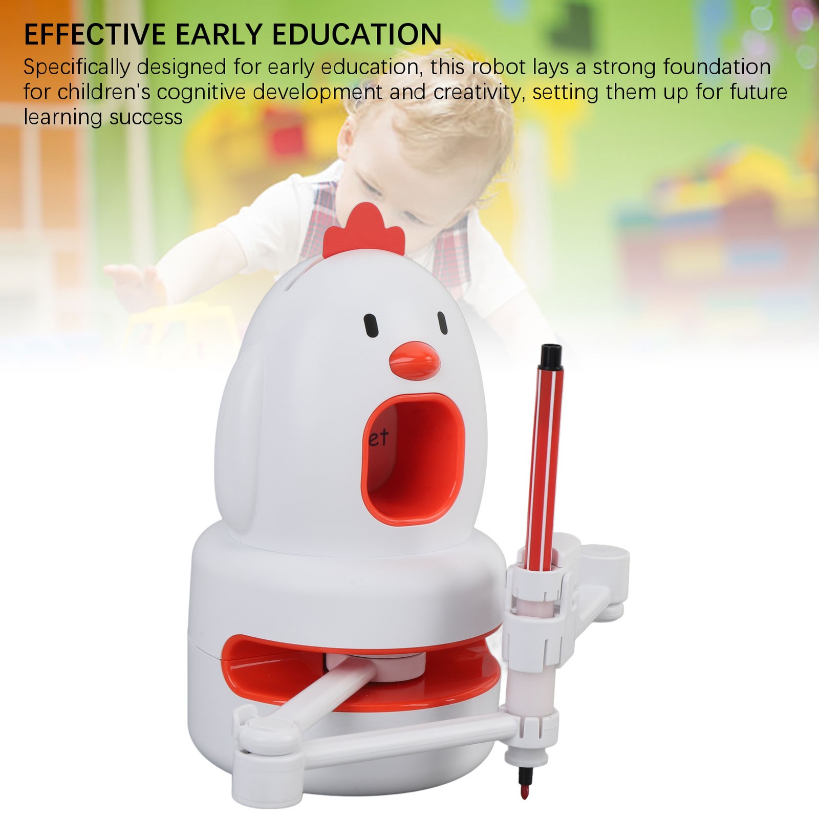 1-Educational Electric Drawing Robot For Kids Enhancing Cognitive Abilities ZLKW
