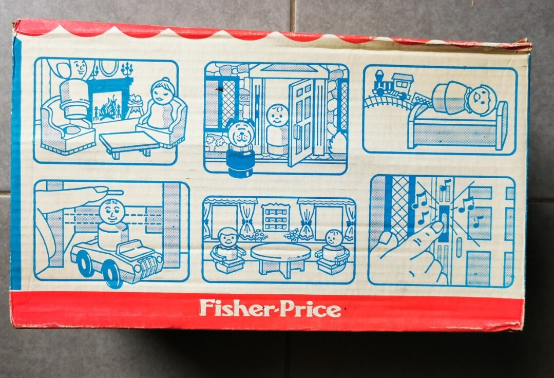 PLAY FAMILY HOUSE – LA MAISON FISHER-PRICE TOYS 1981 – NEW IN BOX
