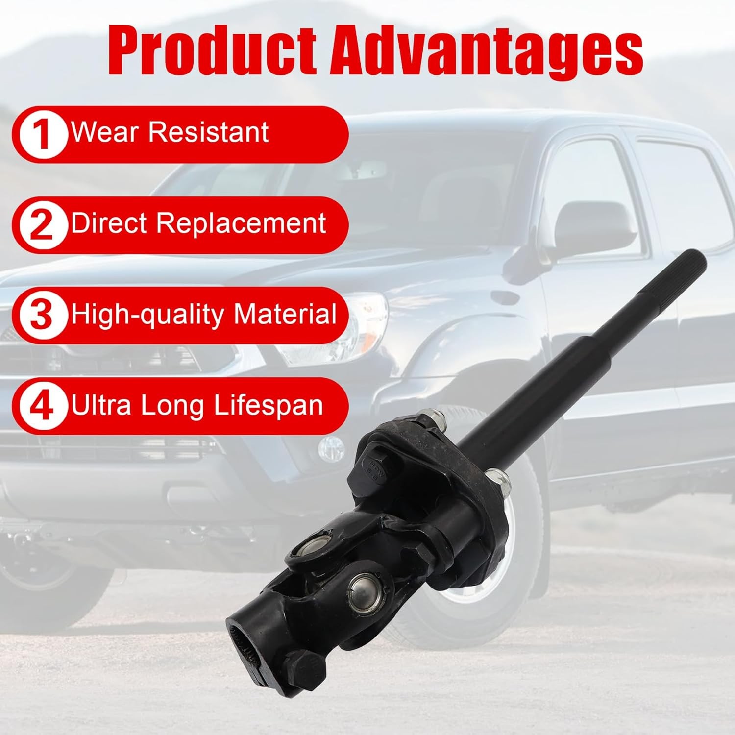 FZJDSD Steering Shaft,Intermediate Steering Column Compatible with Toyota Tacoma