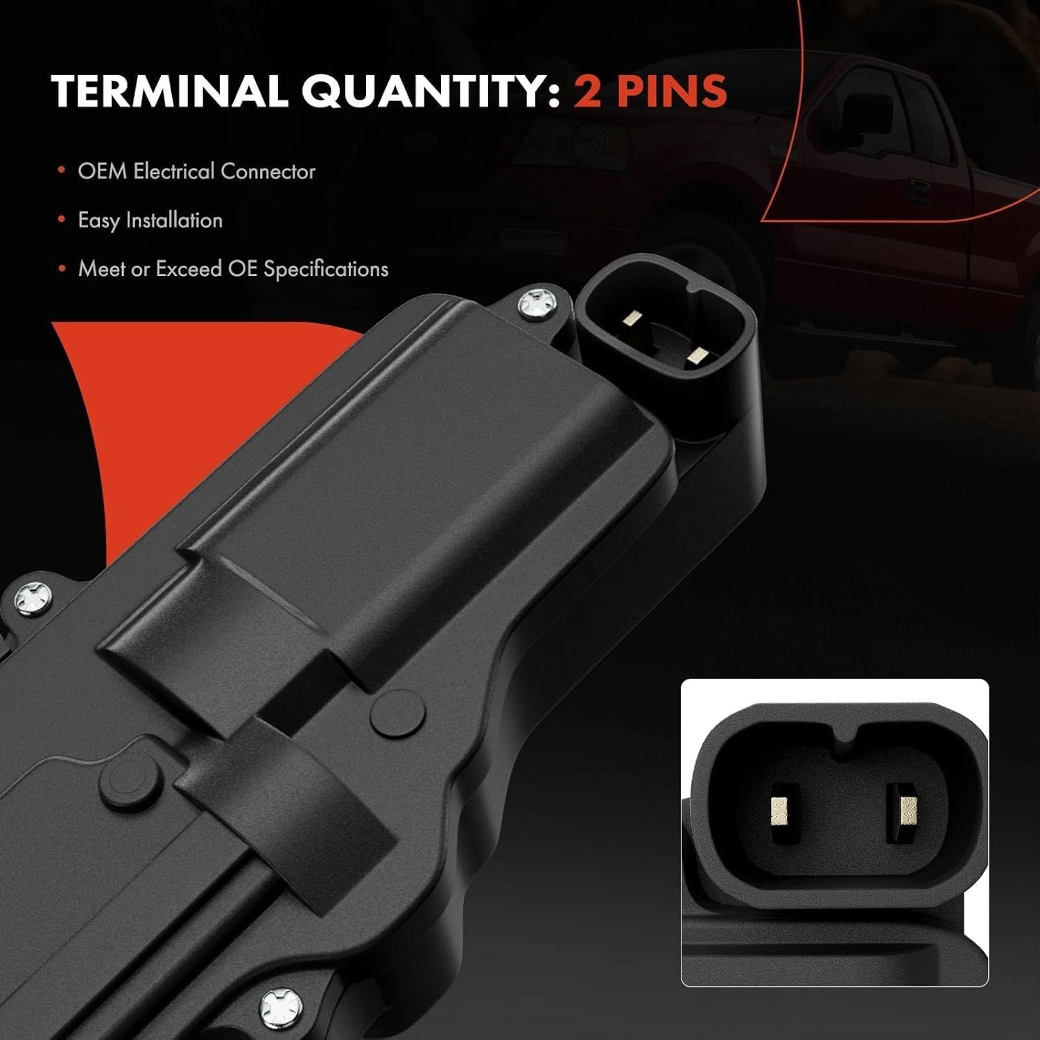 A-Premium Door Lock Actuator Left and Right Side Compatible with Ford F-150 F-25
