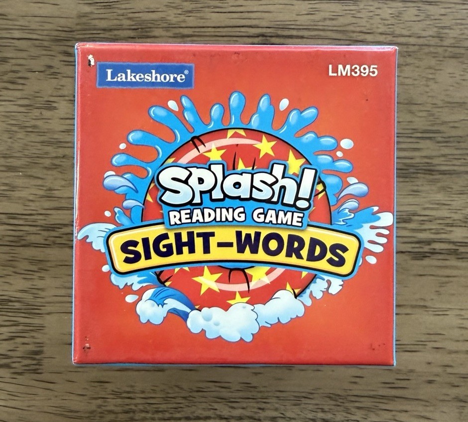 Lakeshore Splash Reading Game Sight-words K-1 Educational Kids LM395 Complete