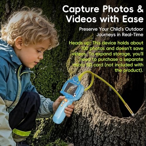 STEM Borescope Camera Toy with Light for Kids – Educational Science Gift for Age