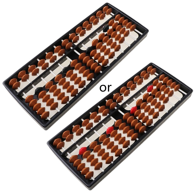 Abacus Arithmetic Soroban 13 Digits Kids Maths Calculating Tool