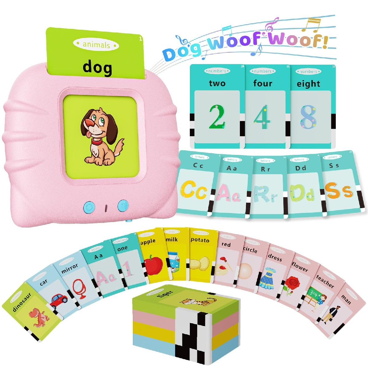 Aullsaty Talking Flash Cards For Toddlers 1-3 Upgraded 248 Sight Words