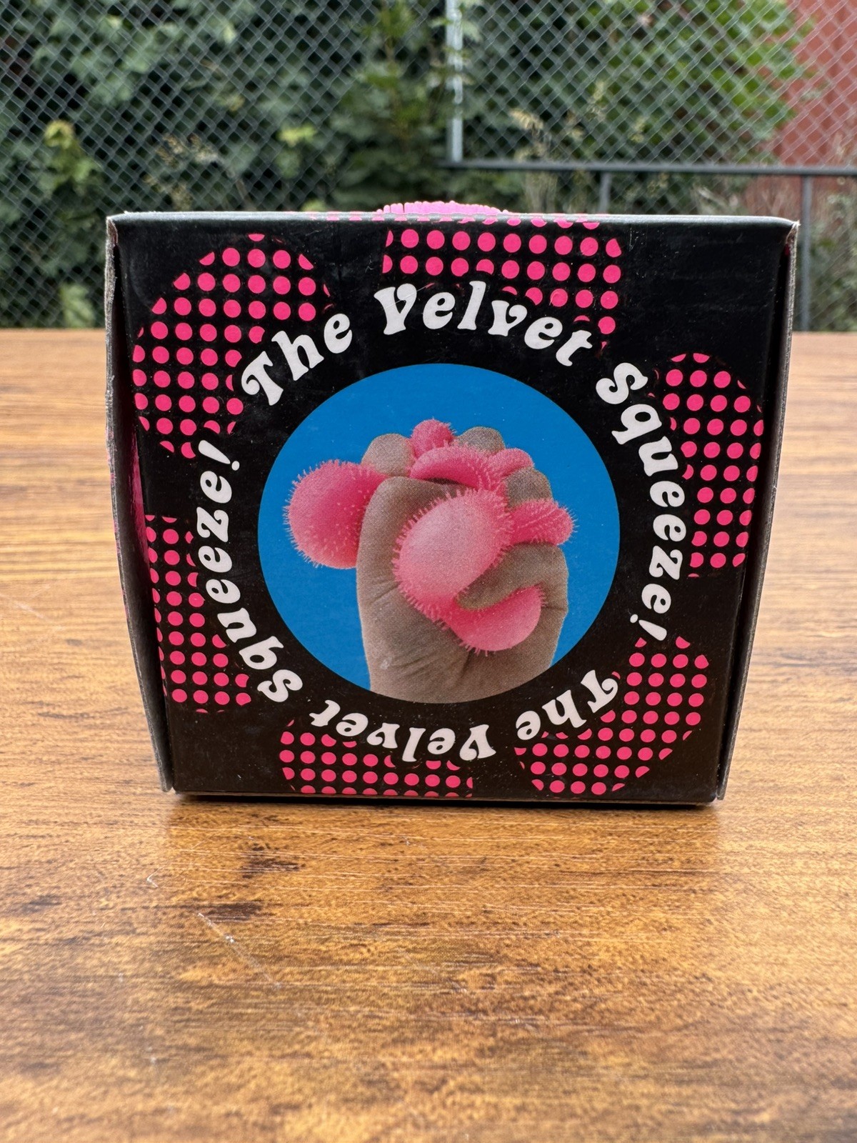 Schylling NeeDoh Fuzz Ball Flower Power Velvet Squeeze AUTHENTIC Pink Edition
