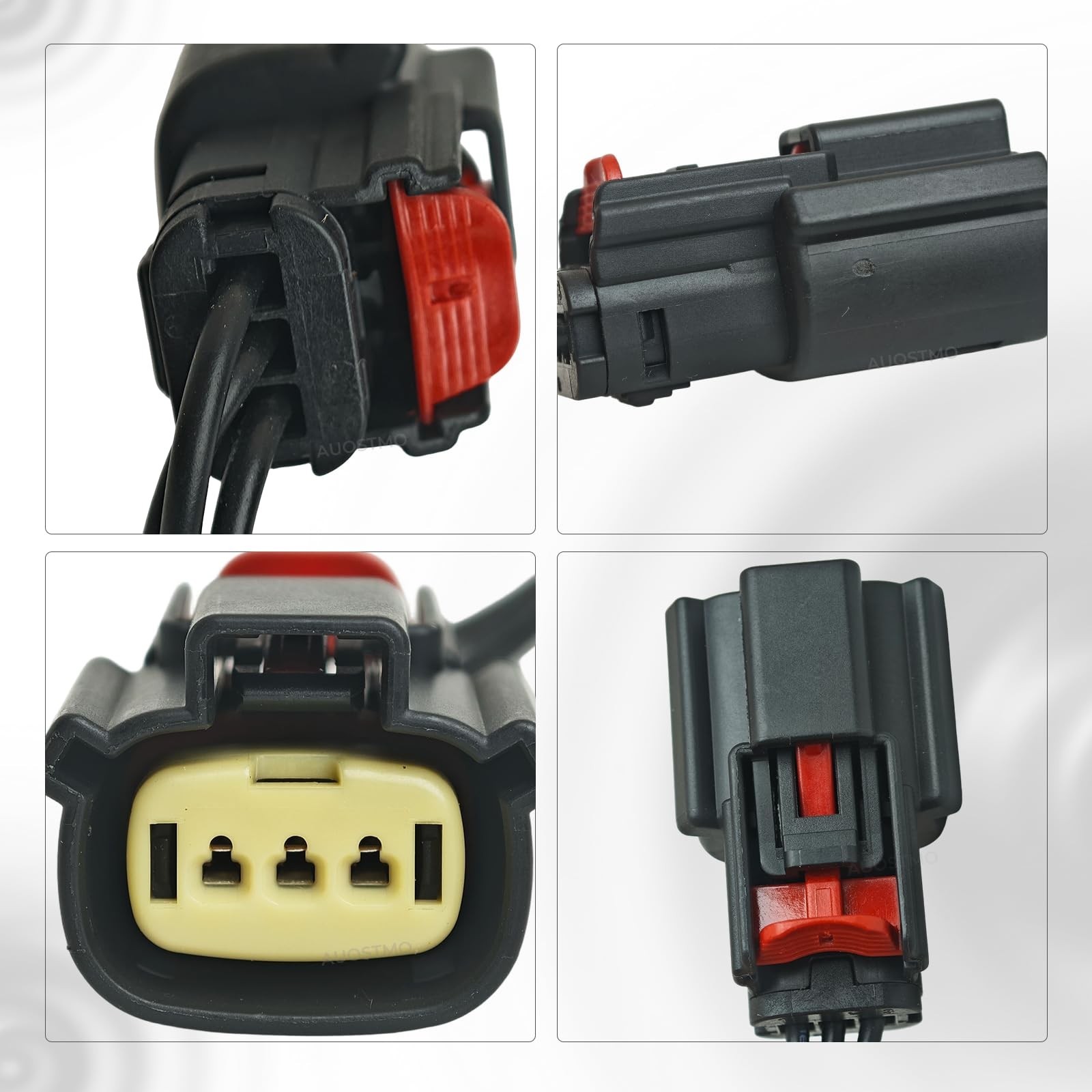 Ignition Coil Connector Pigtail Harness 3-Pin 2PCS, OE 9U2Z-14S411-EA WPT931,…