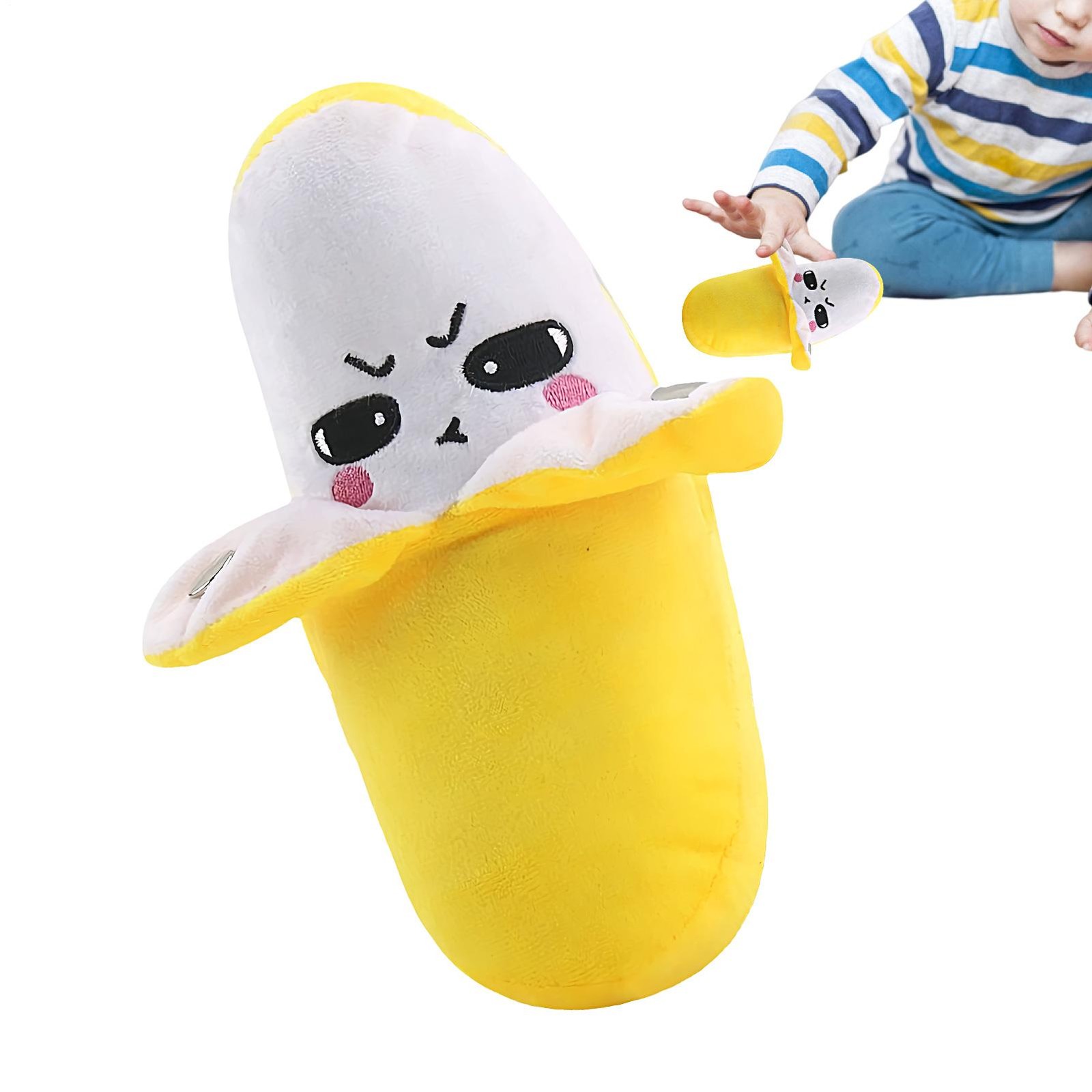 Interactive Musical Toy Fruit Sensing Beat Piano Ragdoll Musical Doll