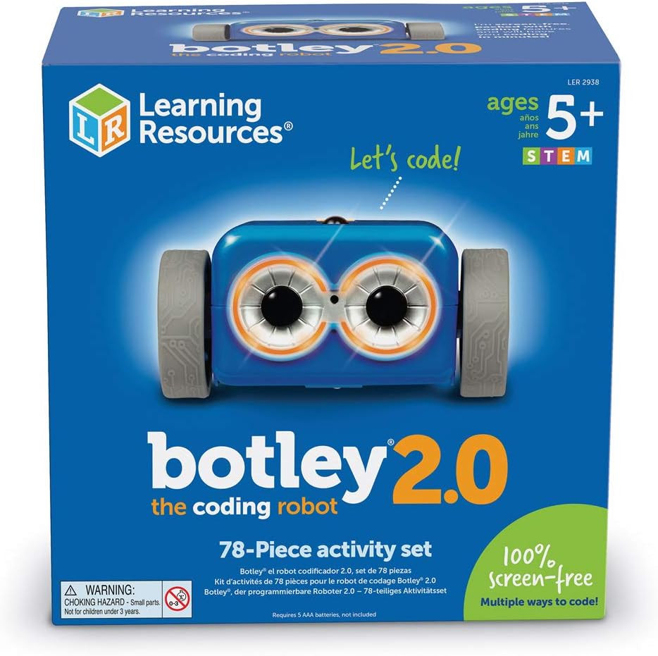 Botley the Coding Robot 2.0 Activity Set – 78 Pieces, Ages 5+, Coding Robot for