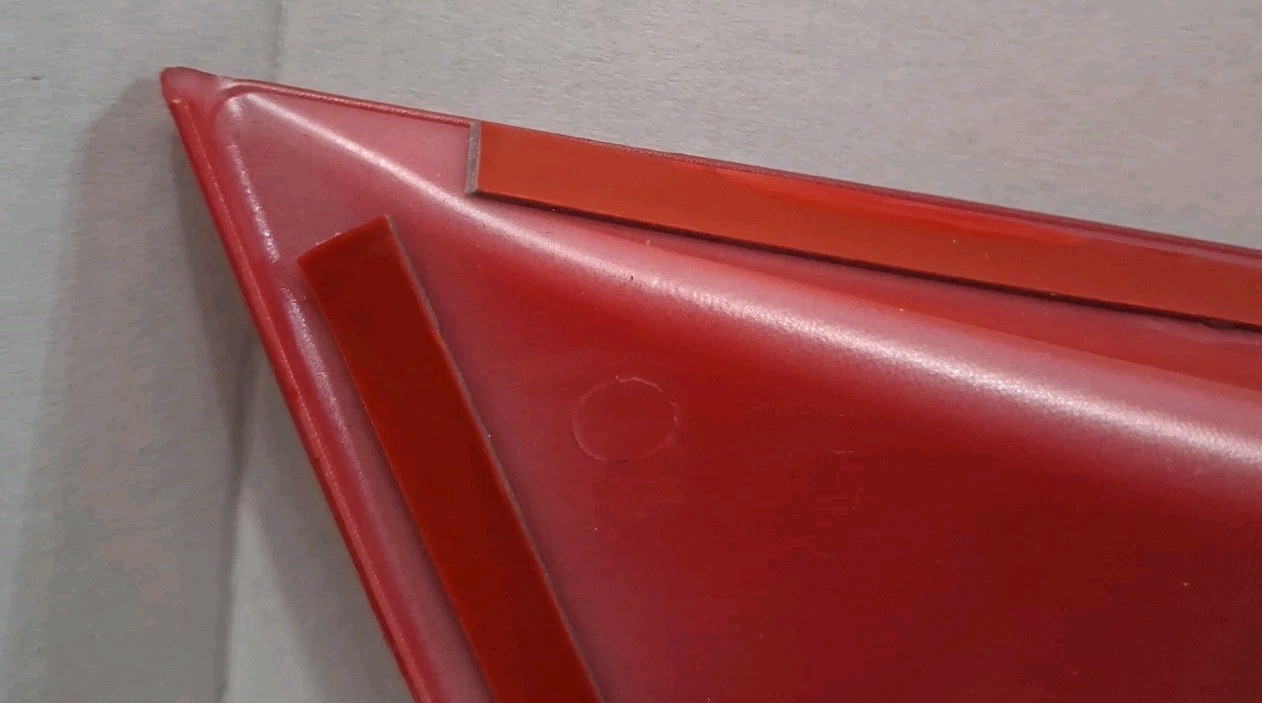 Front Bumper Side Air Duct Vent Frame for Corvette C7 Z06 2014-2019 ABS Car Red