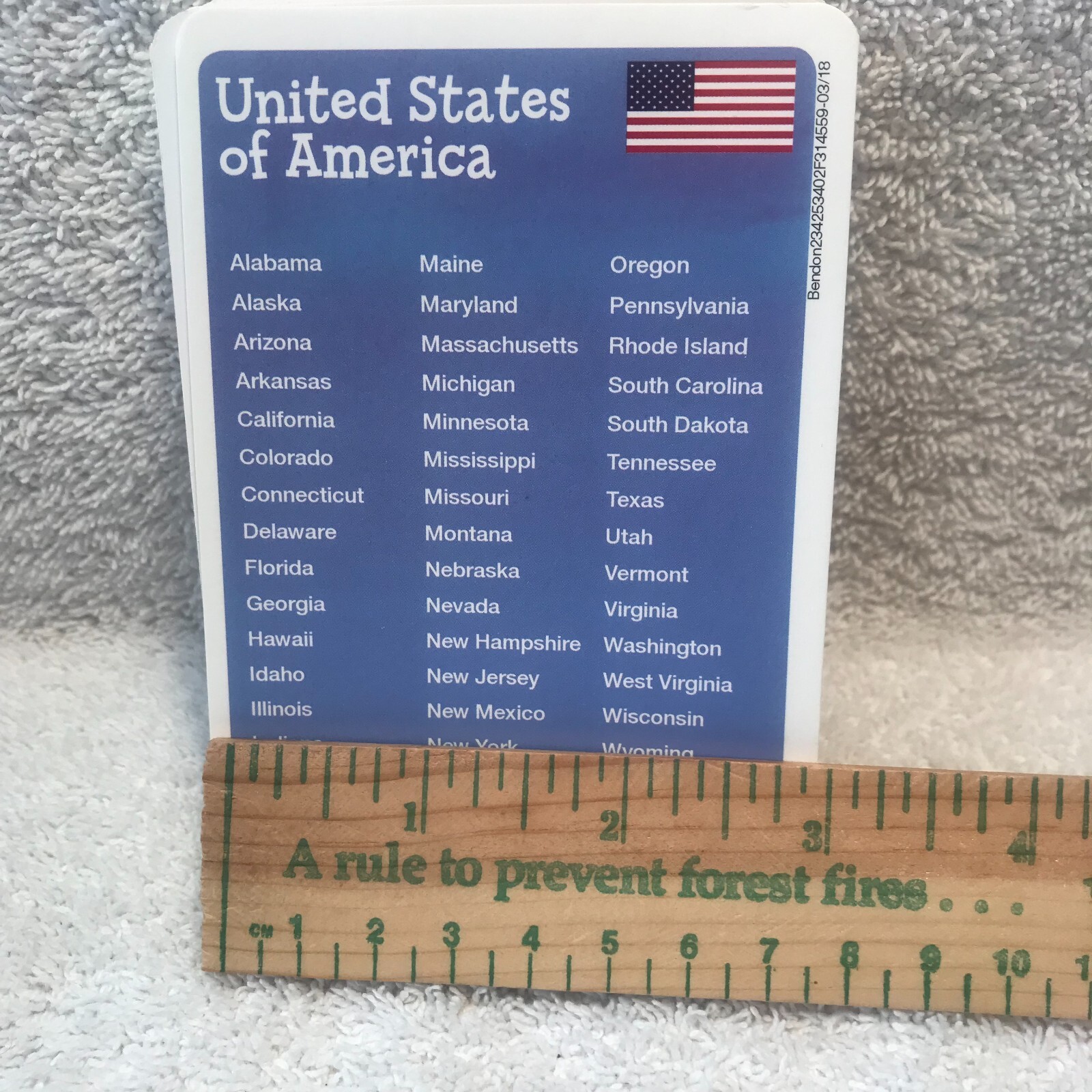 United States Land of the Free 36 Flash Cards – Age 5+ Bendon