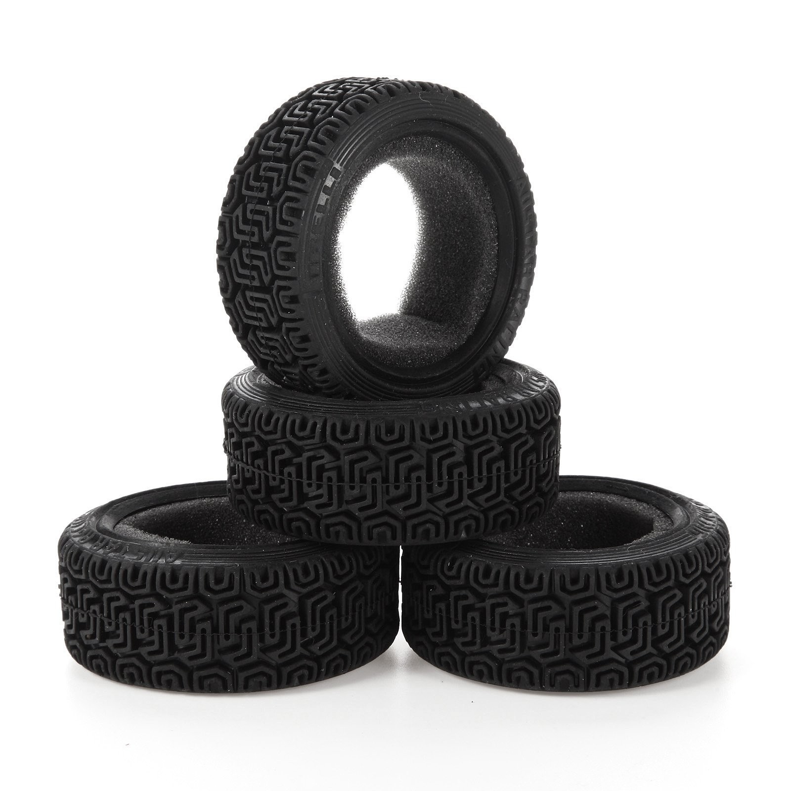 1/10 RC Car Racing Flat Run Sponge Insert Rubber Tyres 68mm Tires for 1:10 RC…