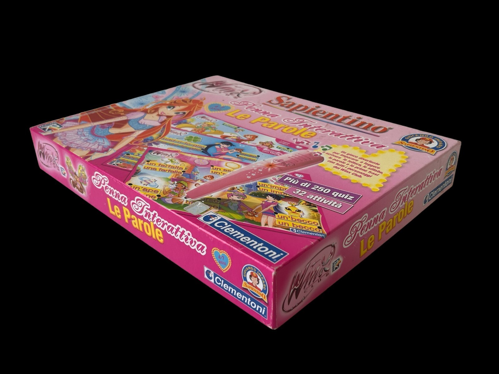 WINX CLUB INTERACTIVE PEN THE WORDS SAPIENTINO CLEMENTONI 4-7 YEARS…