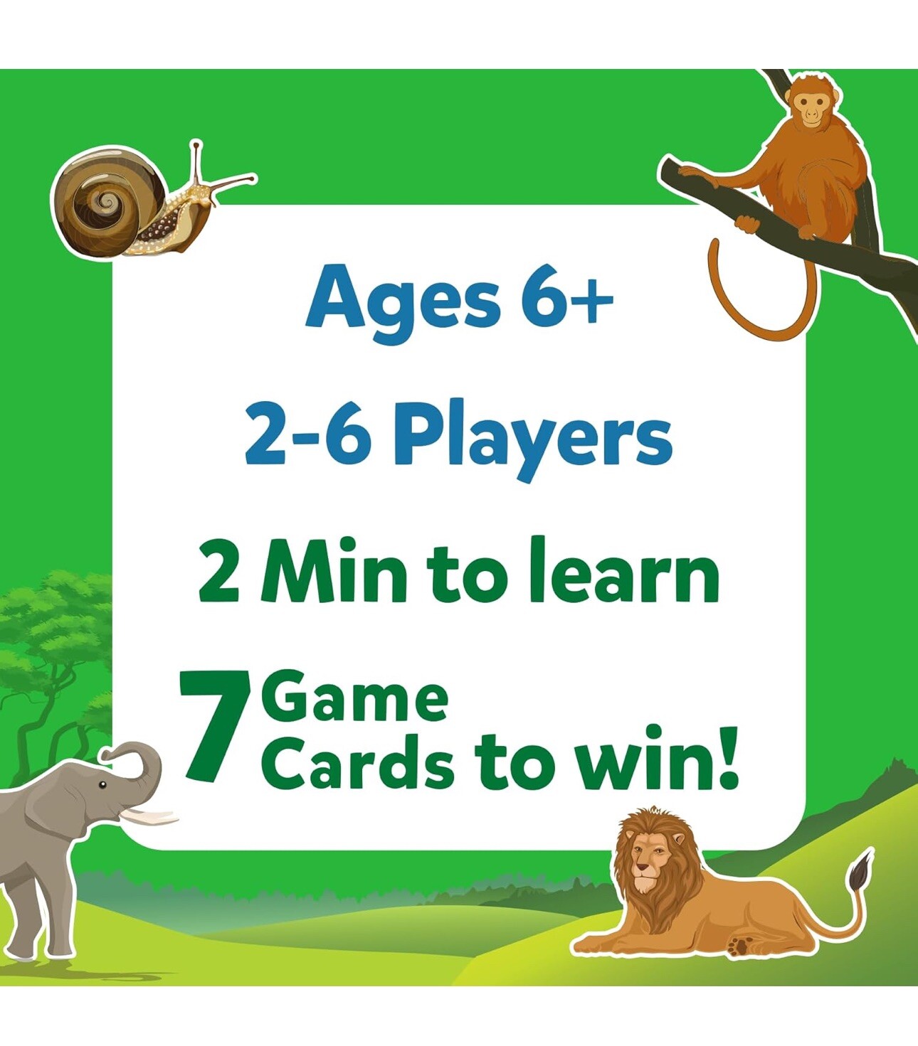 New Skillmatics Guess in 10 Animal Planet Family Card Game. Factory Sealed