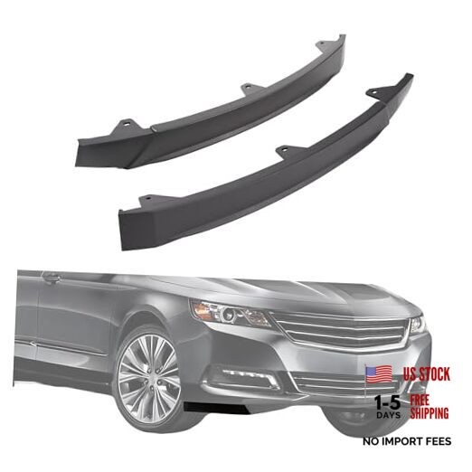 2Pcs Front Bumper Valance Compatible with 2014-2020 Chevy Impala Left + Right