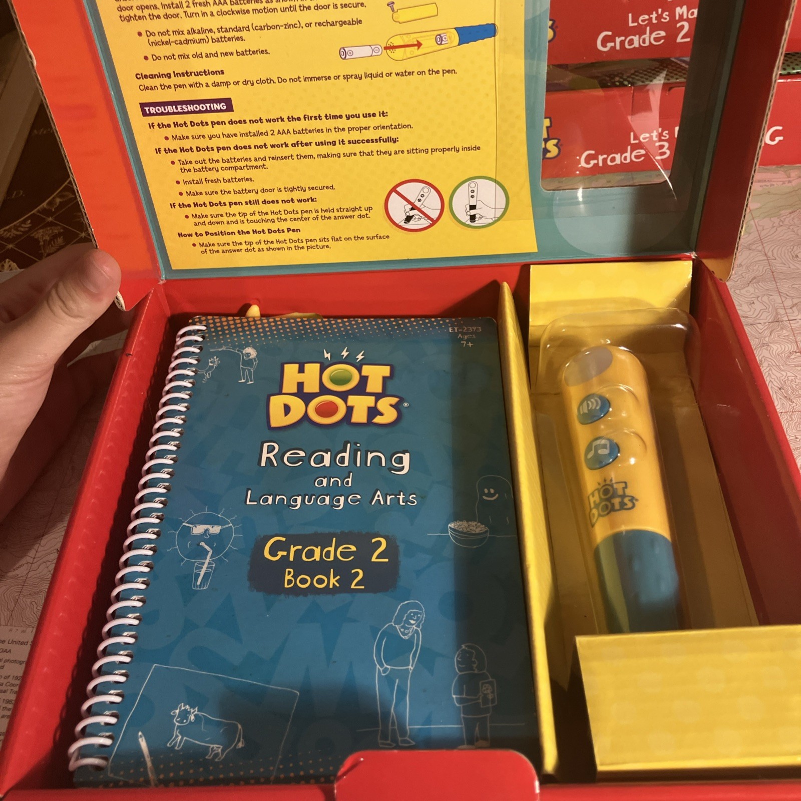 Hot Dots Let’s Master 2nd Grade ReadingInteractive Talking Pen Homeschool Summer