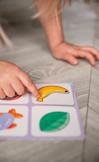 Transparent plastic Flash Cards outlines for toddlers age 3+
