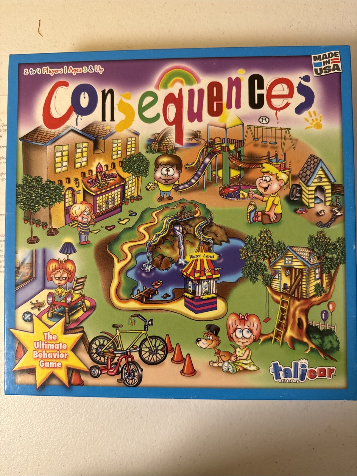 “Consequences” The Ultimate Behavior Board Game for Age 3+