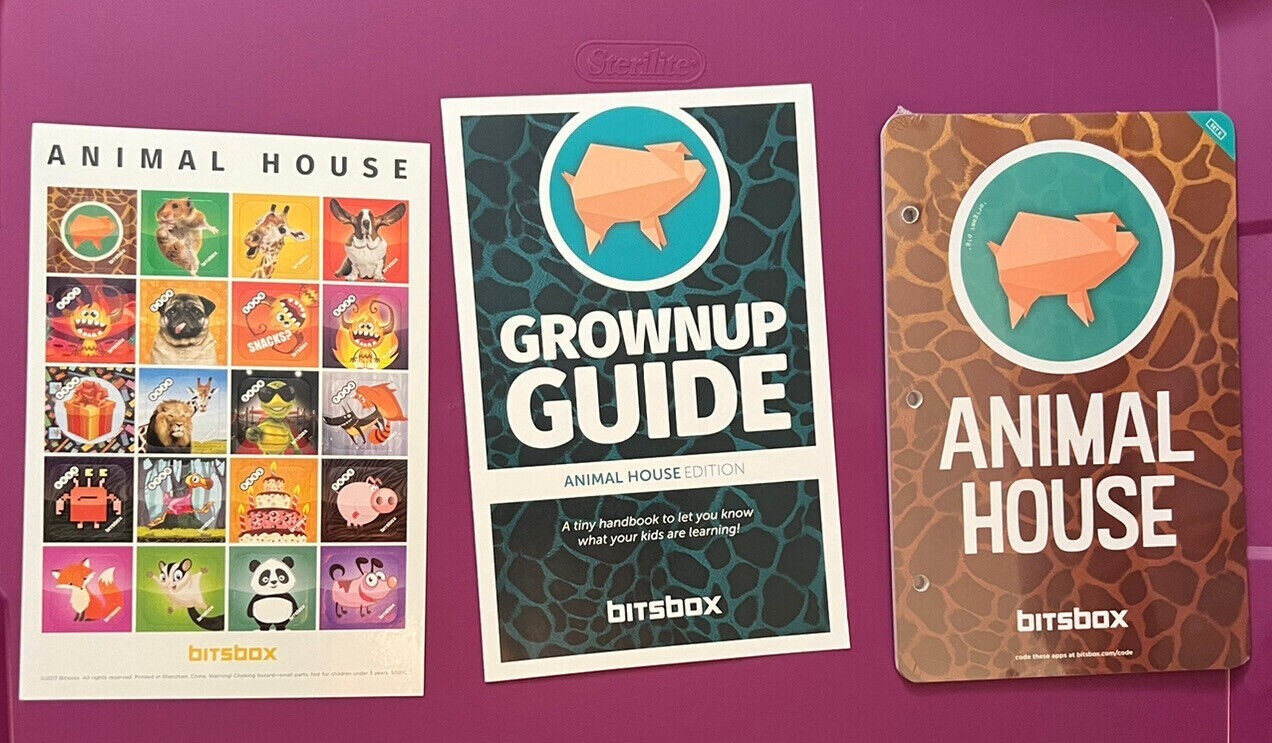 Bitsbox Kids Learn To Code Subscription Box Animal House Edition Volume 1 Box