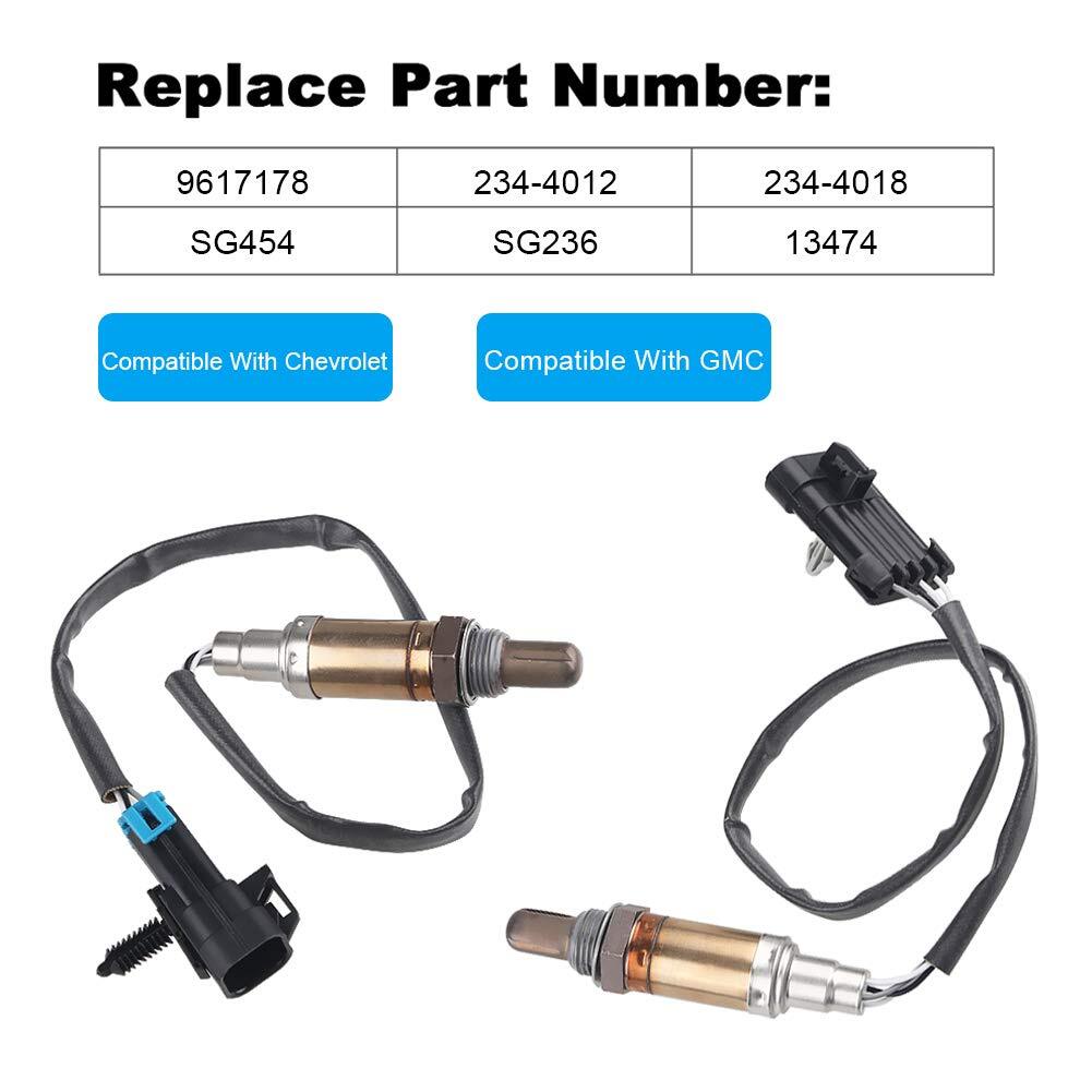 JDMON Compatible with 4Pcs O2 Sensor Oxygen Sensor Chevrolet GMC Silverado 1500,