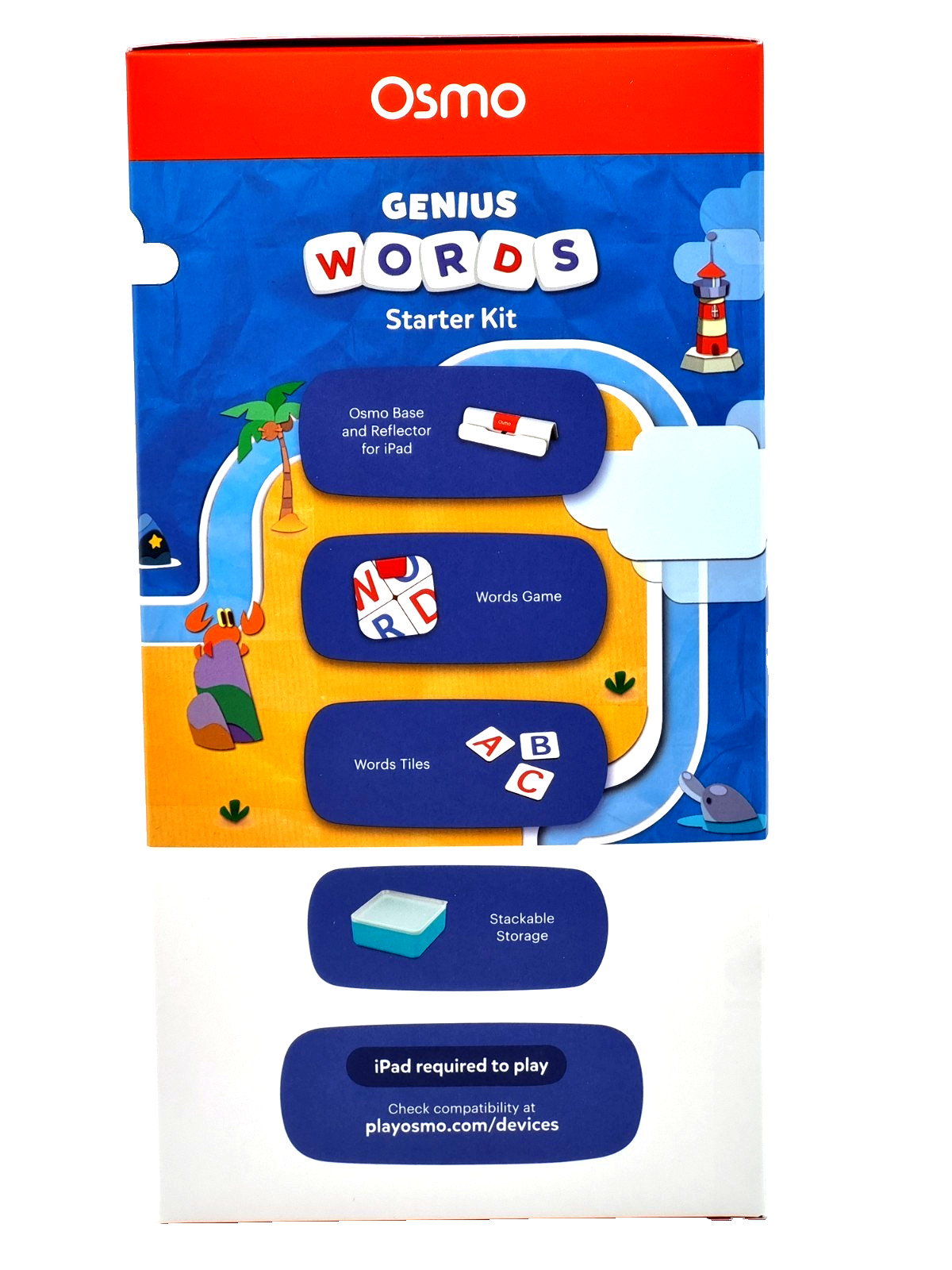 Osmo Genius Words Starter Kit (Ages 6–10) – No Tablet Included – Brand New
