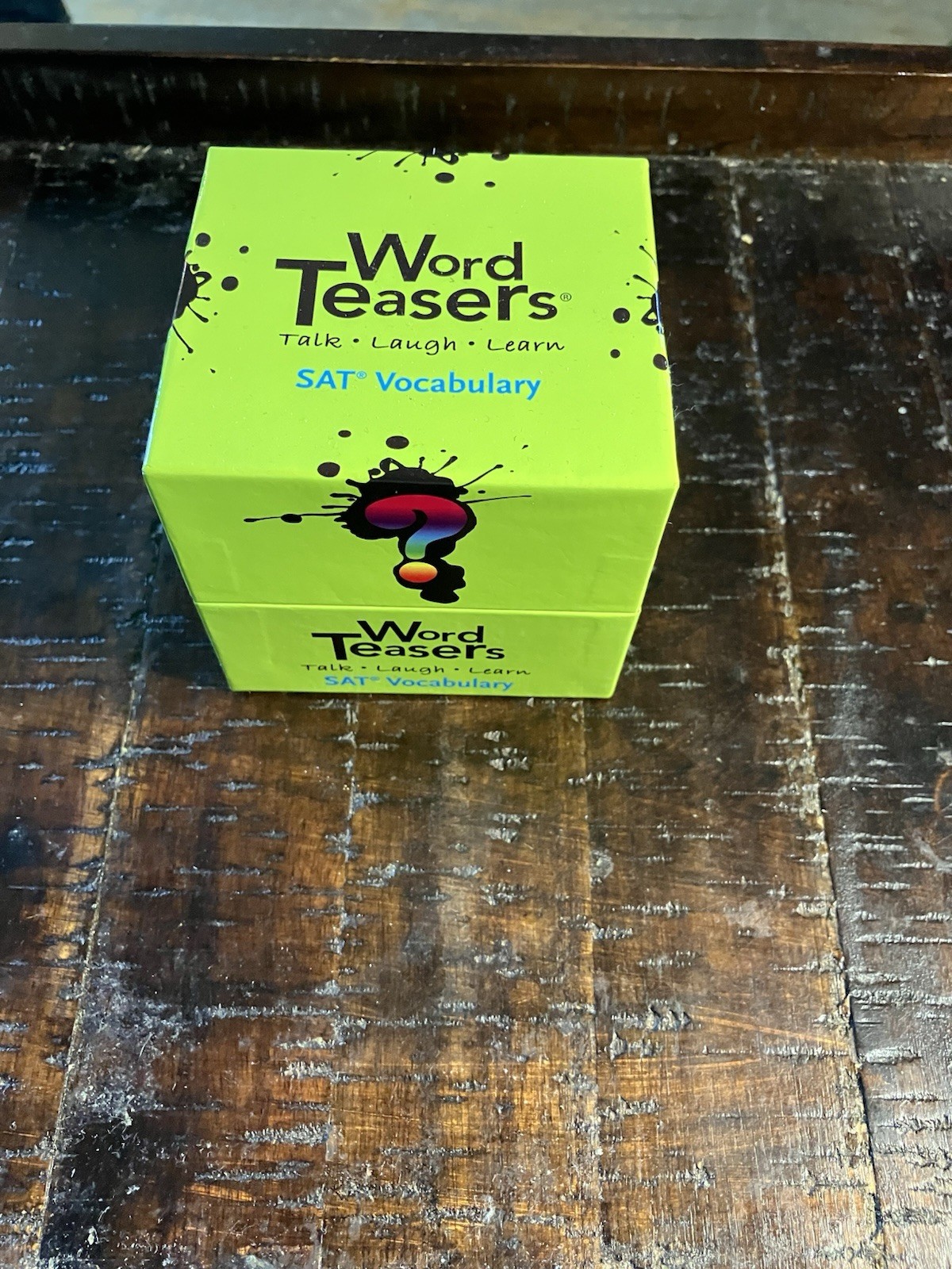 Word Teasers Vocabulary Flash Card Game SAT Act Preparation Pre Owned