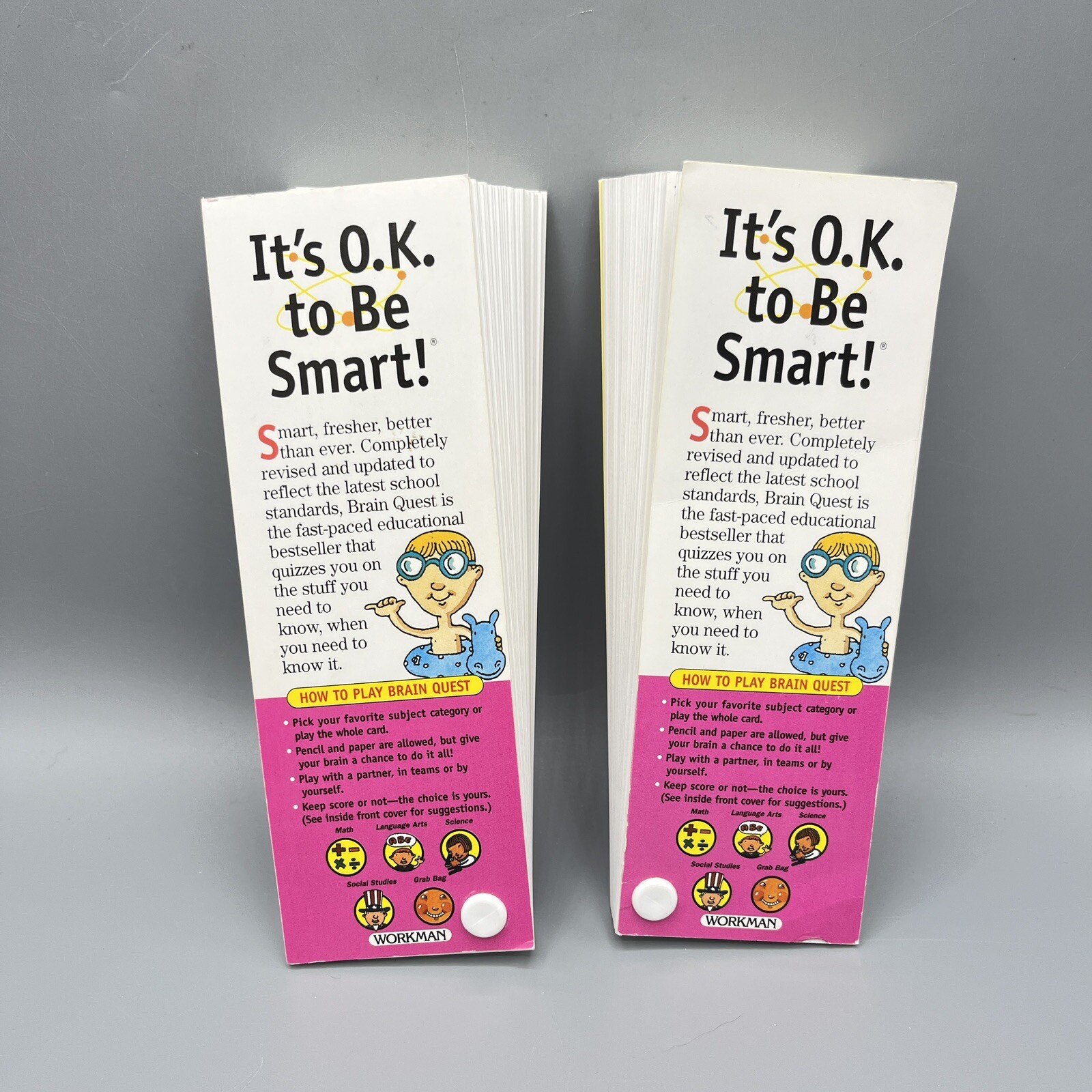 Brain Quest Quiz Cards 1000 Questions 3rd Grade Ages 8-9 Revised 3rd Edition – A